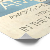 Poster Collage des écritures de psaume II (Coin)