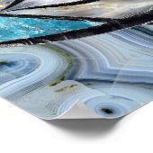 Poster Collage des textures minérales de l'émulet de l'oe (Coin)