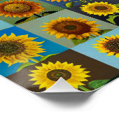 Poster Collage des tournesols (Coin)