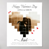 POSTER COLLAGE DU COEUR HEUREUSE SAINTE-VALENTIN (Devant)