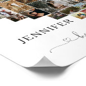 POSTER COLLAGE DU COEUR HEUREUSE SAINTE-VALENTIN (Coin)