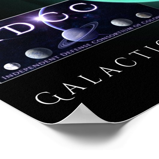 Poster Collage du logo AEGIS (16x12) (Coin)