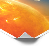 Poster Collage du système solaire de la NASA dans l'espac (Coin)