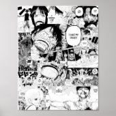 Poster Collage d'un morceau de manga (Devant)