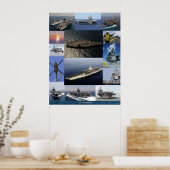 Poster Collage Entreprise USS (Cuisine)