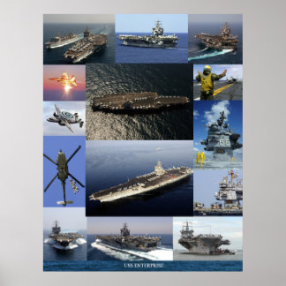 Poster Collage Entreprise USS