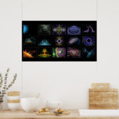 Poster collage fractal digitalgreenlife (Cuisine)