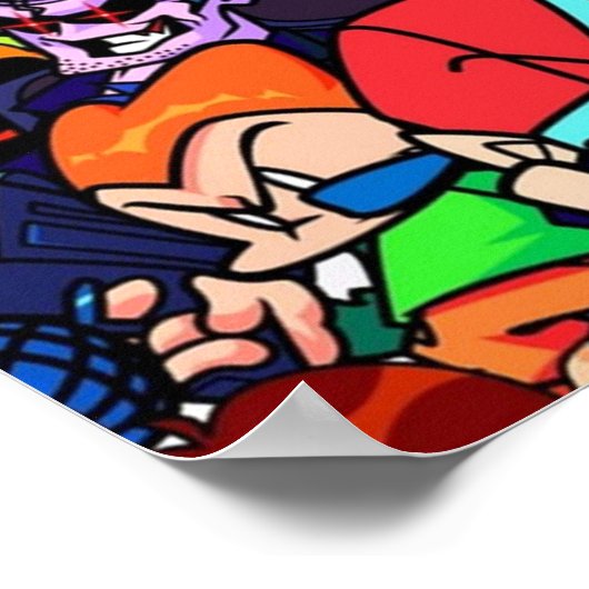 Poster Collage Funkin du vendredi soir (Coin)