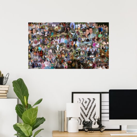 Poster collage Hawaii (Bureau à domicile)