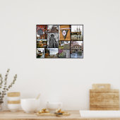 Poster Collage historique du Massachusetts de Plymouth (Cuisine)