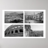 Poster Collage Italie (Devant)