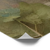 Poster Collage médiatique mixte fée adorable (Coin)