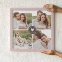 Collage moderne Cadeau photo de famille personnali