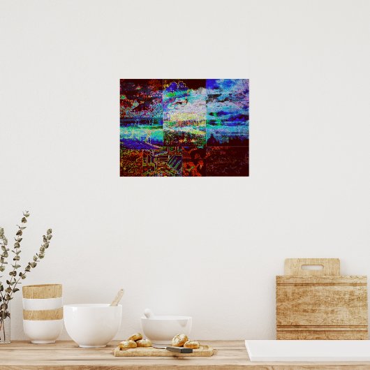 Poster Collage naturel (Cuisine)