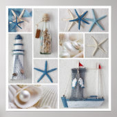 Poster Collage nautique (Devant)