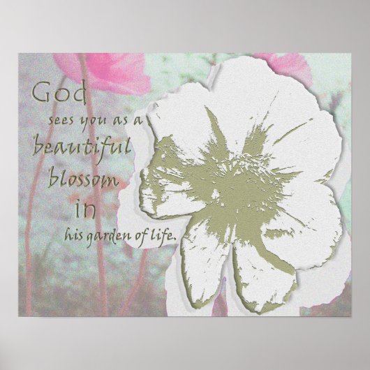 Poster Collage numérique "Garden of Life" (Devant)