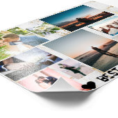 Poster Collage personnalisé Couple BEST TIME EJAMA (Coin)