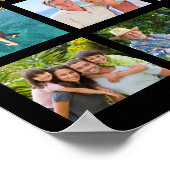 Poster Collage personnalisé de 45 photos de couleur perso (Coin)