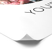 Poster Collage photo 50 ans Anniversaire, fête (Coin)