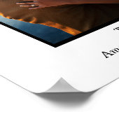 Poster Collage photo anniversaire Noir et Blanc 2 (Coin)