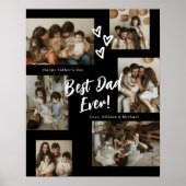 Poster Collage photo B & W Dad Script Typographie 6 (Devant)