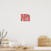 Poster Collage photo Chic Love 4 (Cuisine)