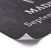 Poster Collage photo commémoratif En souvenir Funérailles (Coin)