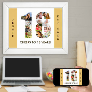 Poster Collage photo dans le numéro 18 Neutre 18e anniver