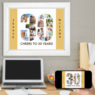 Poster Collage photo dans le numéro 30 Neutre 30e anniver