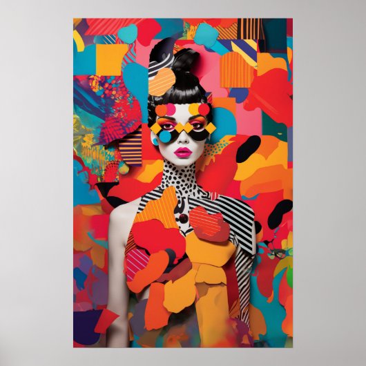 Poster Collage photo d'art populaire  (Devant)