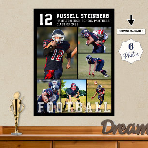Poster Collage photo de 6 photos pour la soirée des senio