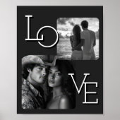 Poster Collage photo de couples minimaliste moderne (Devant)