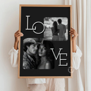 Poster Collage photo de couples minimaliste moderne
