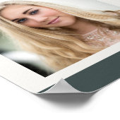 Poster Collage photo de famille 6 Image Strip Slate perso (Coin)