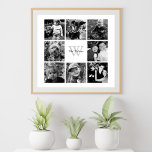 Poster Collage photo de famille personnalisée<br><div class="desc">Collage photo de famille.</div>