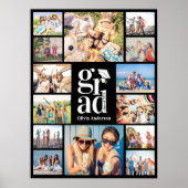 Poster Collage photo de grade multiple Souvenirs (Devant)