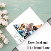 Poster Collage photo de la 10e famille de la mémoire de r