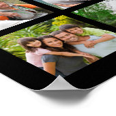 Poster Collage photo de l'anniversaire 41 avec texte et c (Coin)