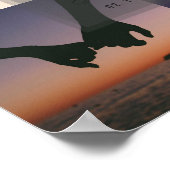 Poster Collage photo de l'épouse et de la chambre d'anniv (Coin)