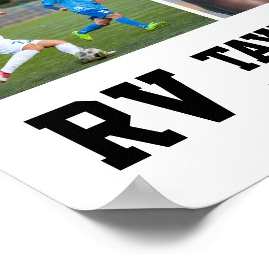 Poster Collage photo de l'équipe de Cheer Senior Cheer (Coin)