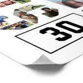 Poster Collage photo de l'équipe de volleyball senior (Coin)