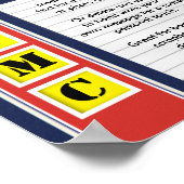 Poster Collage photo de l'USMC (Coin)