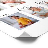 Poster Collage photo de ma première année (Coin)