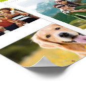 Poster Collage photo du album photo moderne (Coin)