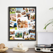 Poster Collage photo du album photo moderne
