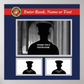 Poster Collage photo du Corps des Marines (Devant)