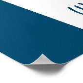 Poster Collage photo en forme 30 pour le 30e anniversaire (Coin)