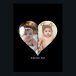 Poster Collage photo en forme de coeur 2<br><div class="desc">Cette photo personnalisée en forme de coeur organise magnifiquement vos souvenirs préférés en forme de coeur, symbolisant l'amour et la connexion. Parfait pour des occasions spéciales comme des anniversaires, des mariages ou la Saint-Valentin, ce design met en valeur vos moments chéris de manière significative et artistique. Son agencement unique crée...</div>