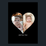 Poster Collage photo en forme de coeur 2<br><div class="desc">Cette photo personnalisée en forme de coeur organise magnifiquement vos souvenirs préférés en forme de coeur, symbolisant l'amour et la connexion. Parfait pour des occasions spéciales comme des anniversaires, des mariages ou la Saint-Valentin, ce design met en valeur vos moments chéris de manière significative et artistique. Son agencement unique crée...</div>