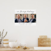 Poster Collage photo horizontal funéraire en souvenir aff (Cuisine)